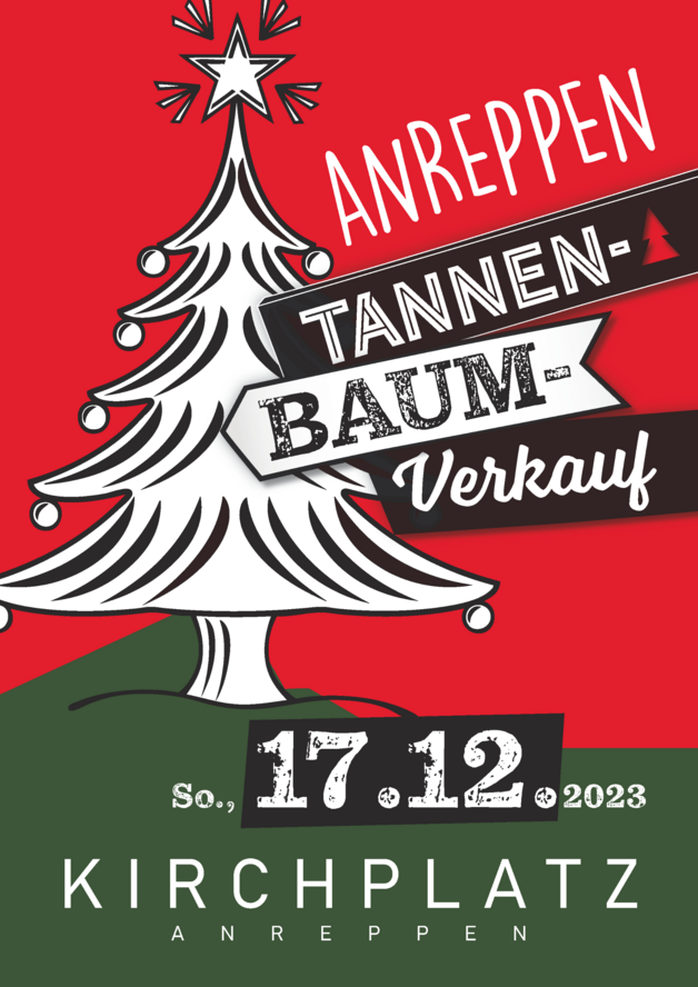 Tannenbaumverkauf zum Weihnachtsmarkt 2023