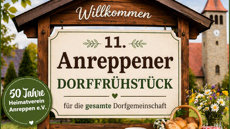 Dorffrühstück und Jubiläum Heimatverein